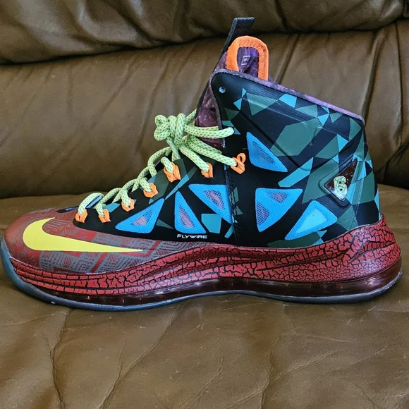 Men's Nike Lebron X What The MVP Multicolor Size 8